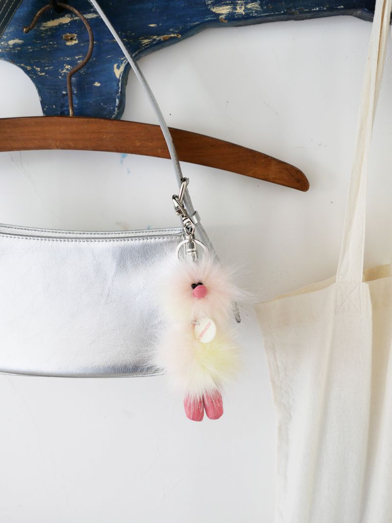 Cosymosy Mini Bird Keyring - Rainbow
