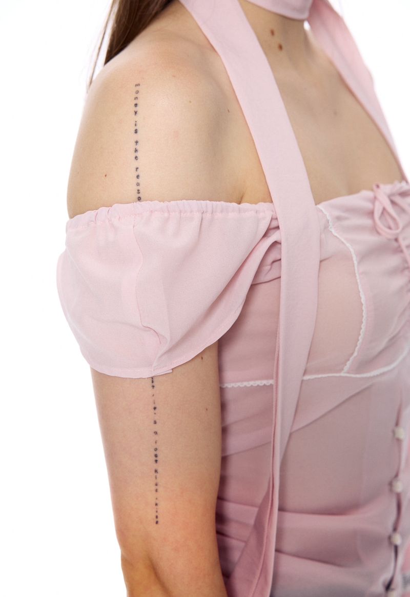YOUR SEE-THROUGH SCARF [PINK]