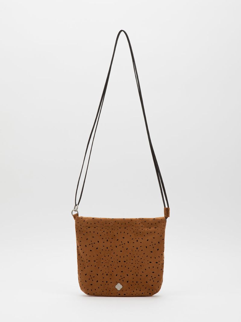 sloppipie（スロッピパイ）の「Western punching suede mini bag [camel]（Bags）」
