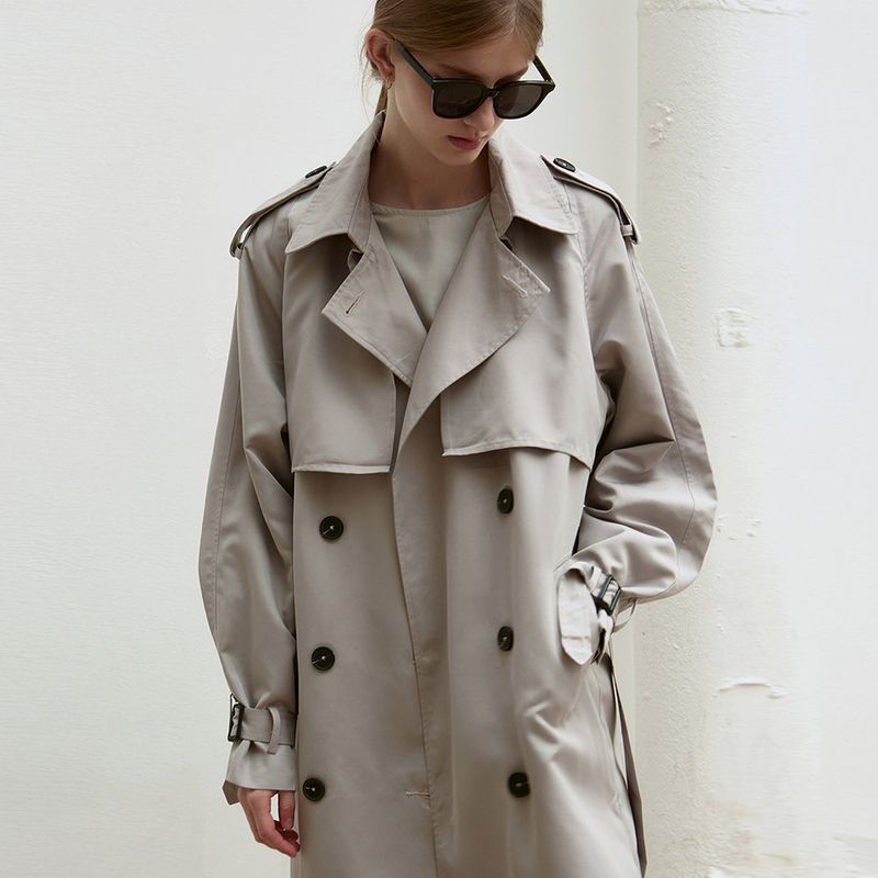 OVERSIZED DOUBLE TRENCH COAT_BLACK