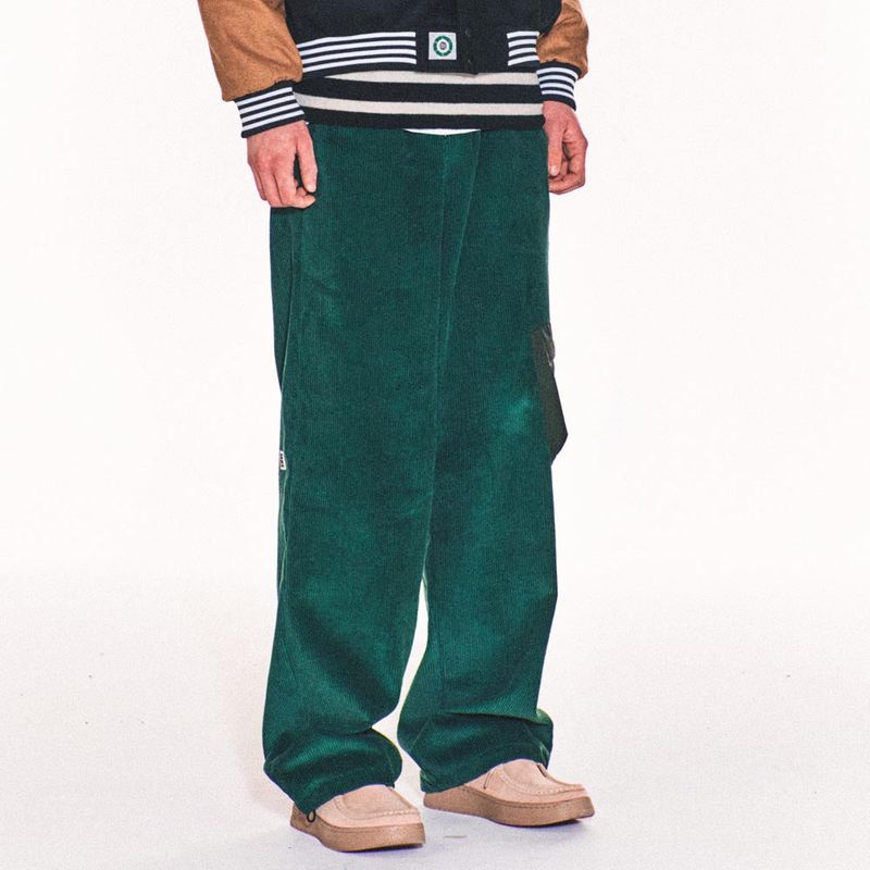 MUMBLE CARGO CORDUROY PANTS (GREEN)