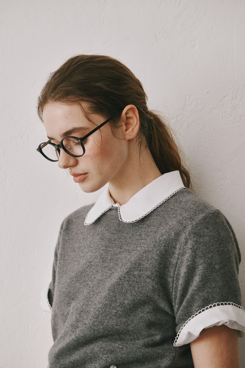 Camel round half knit (Camel)