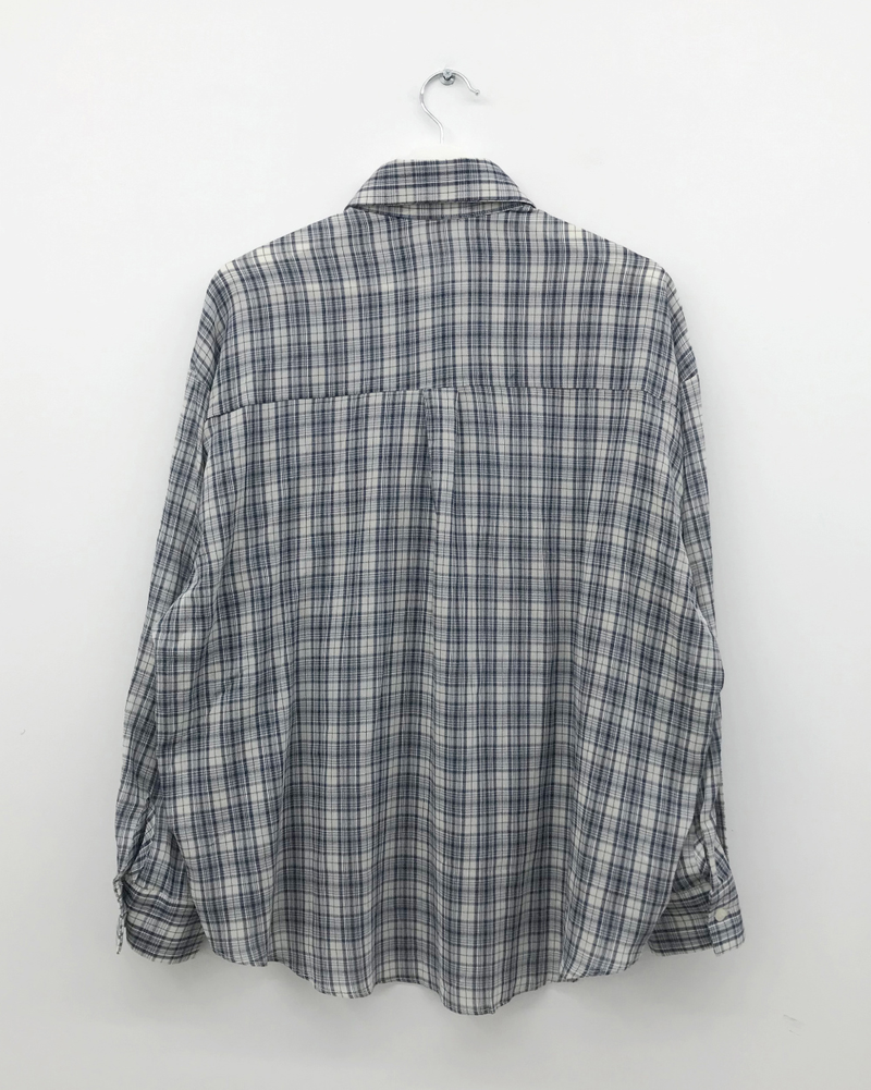 Lazy Log Check Shirt (2color)