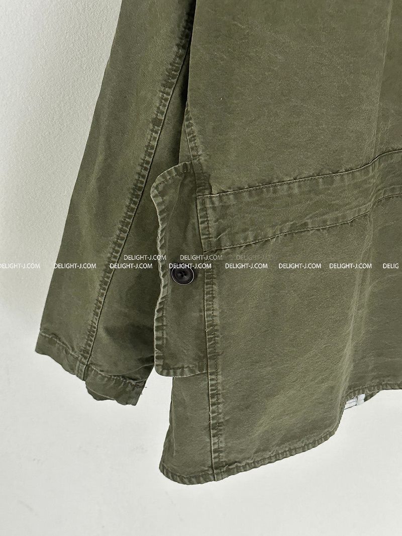 Vintage Washing Pocket Bomber Jacket