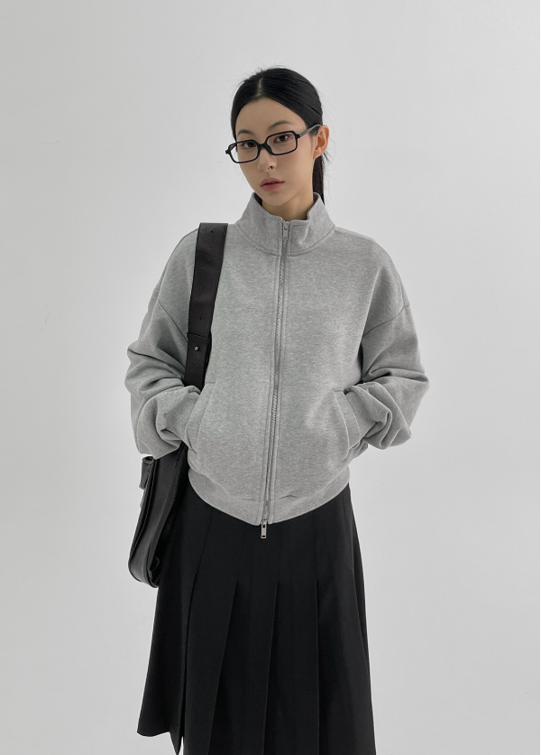 [MADE] Dickyden High Neck Zip-up