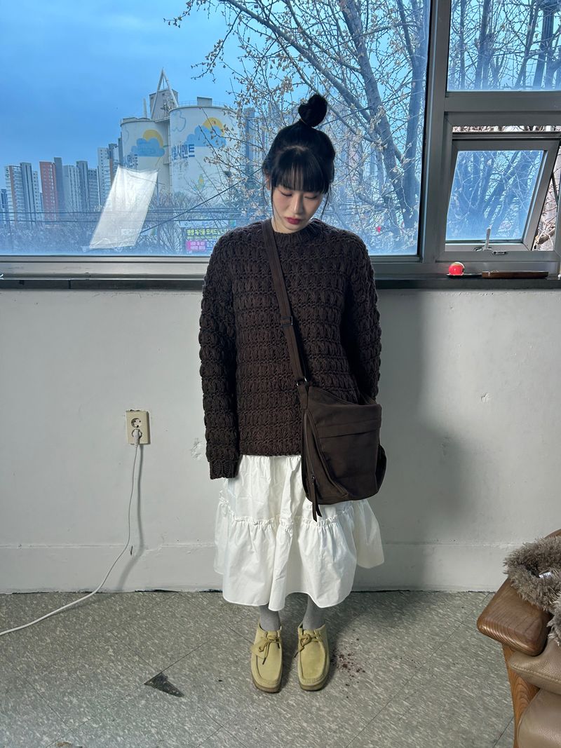 (2color) kangkang long skirt