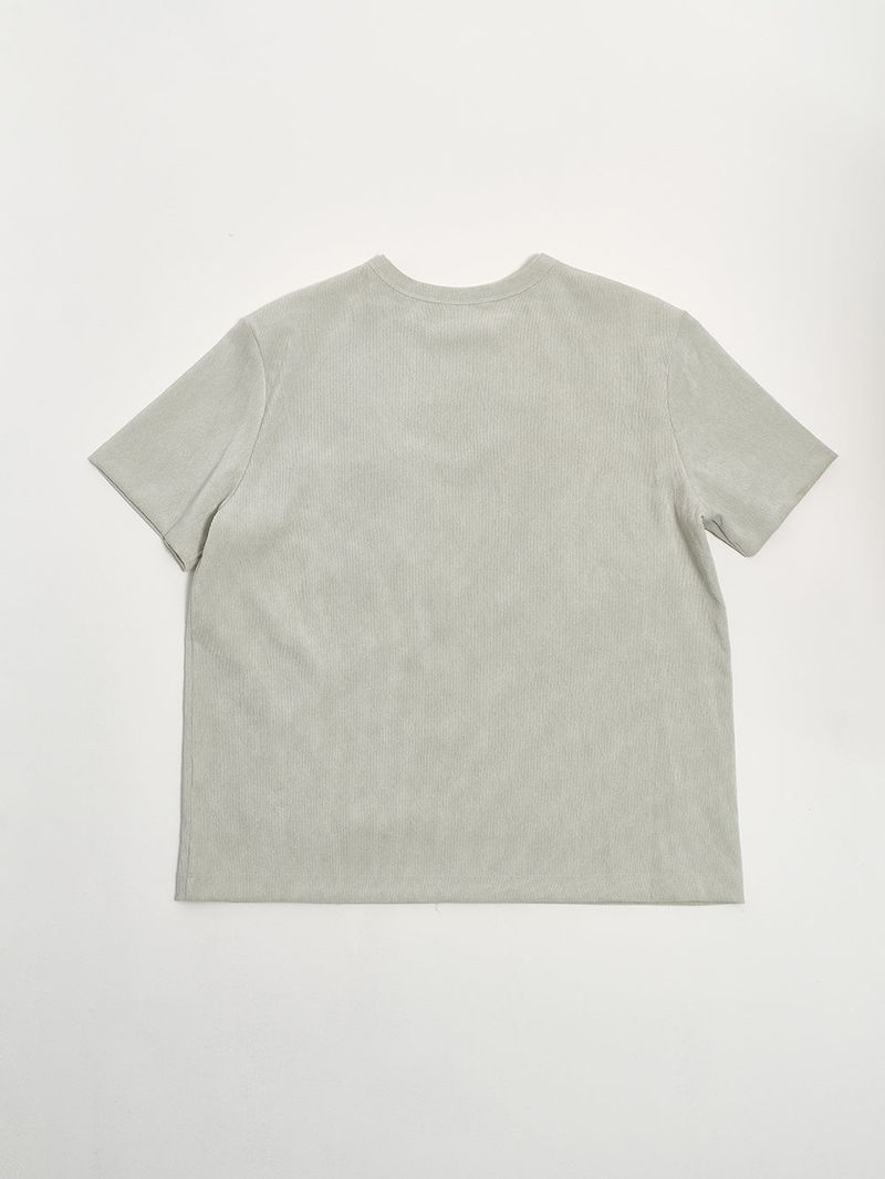 CORDUROY T-SHIRT GRAY