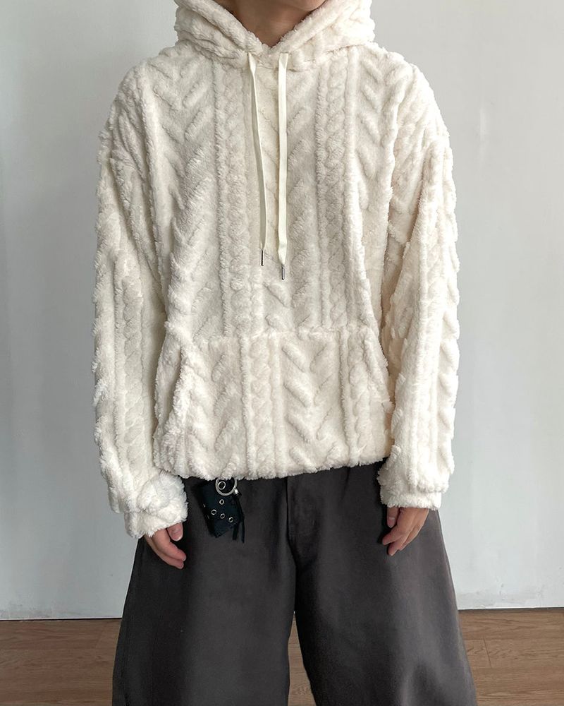 IDF（アイディーエフ）の「Cable Fleece Hoodie（Tops）」