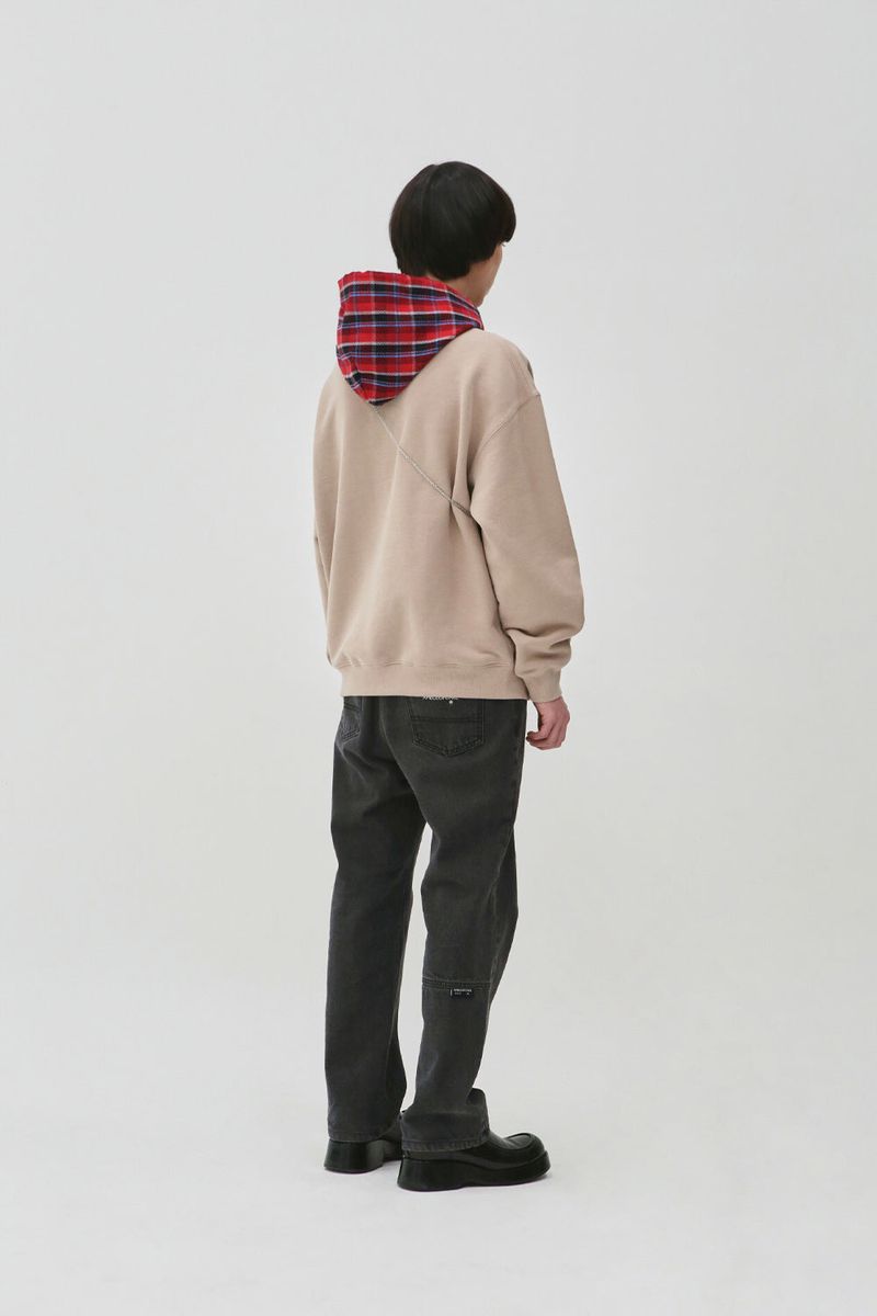 T.D BEAR Wappen Hoodie_Sand Beige