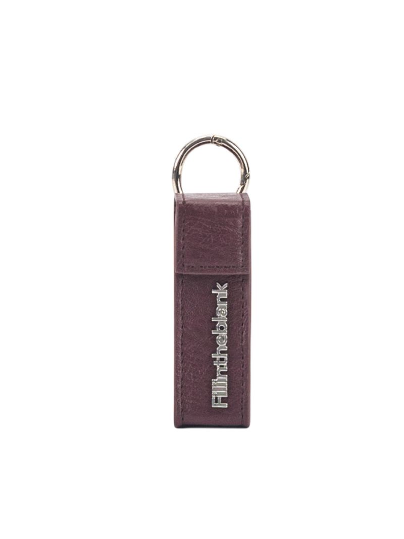 FILLINTHEBLANK（フィルインザブランク）の「[FITB X Dasha] D. リップケース (ワイン)（スマホグッズ/小物）」