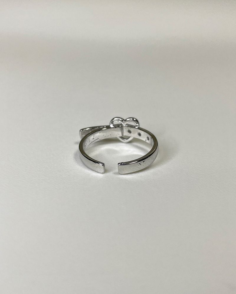 heart belt ring (925silver)