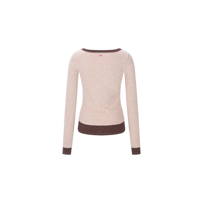 star rabbit long sleeve pink