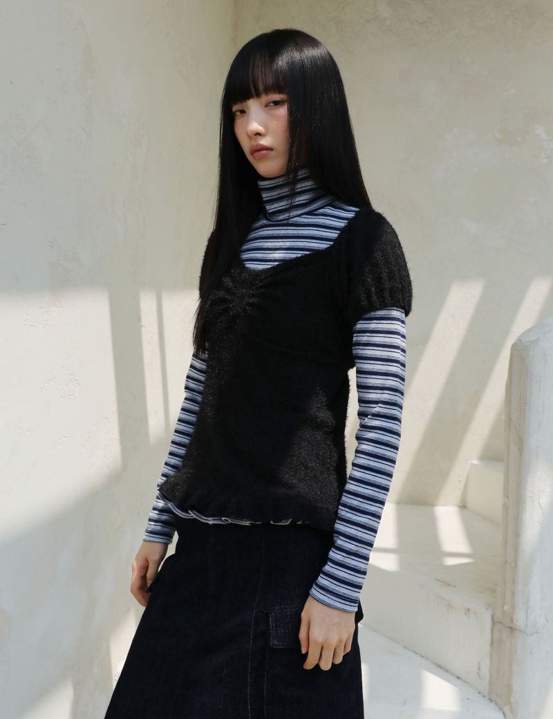 SOFT POCKET SKIRT(NAVY)