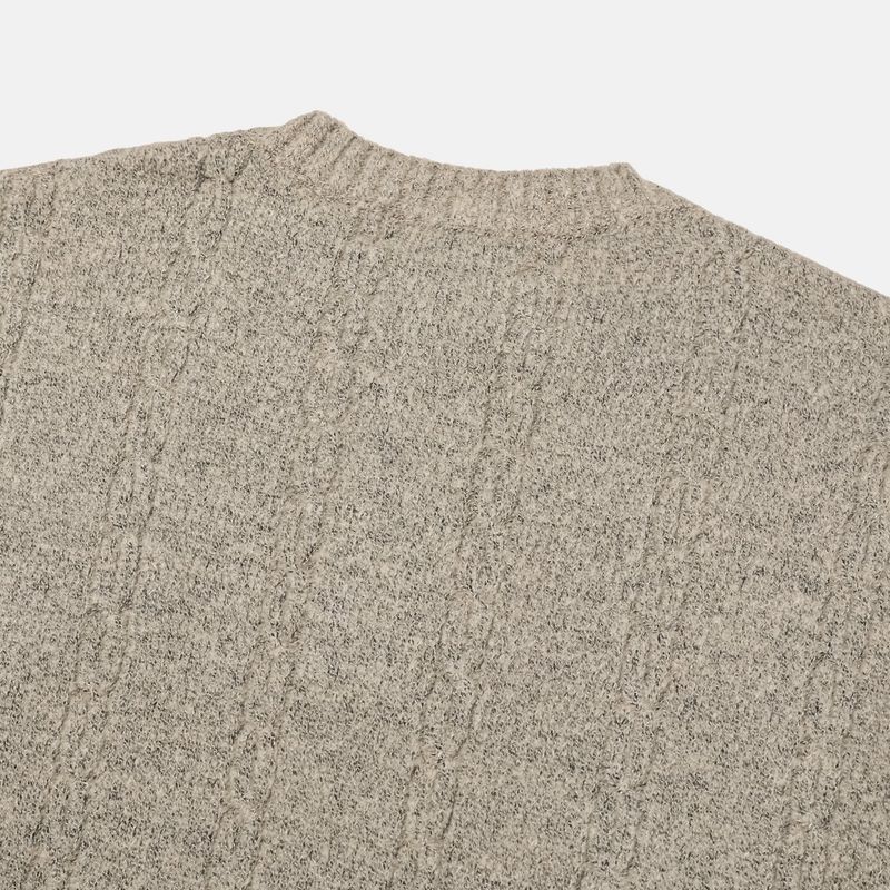 Fringe Henley Neck Knit Sweater (3 Colors)