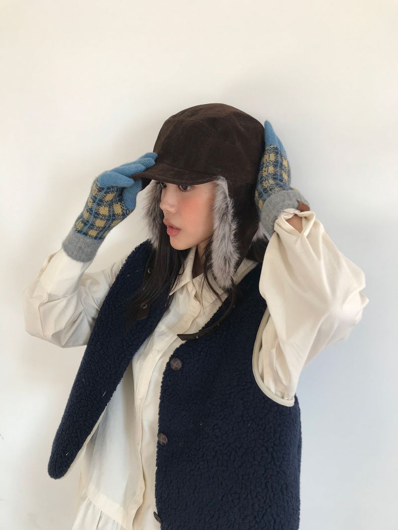 DUGGY（ダギー）の「Nutty Suede Trapper Hat (3color)（Hats）」