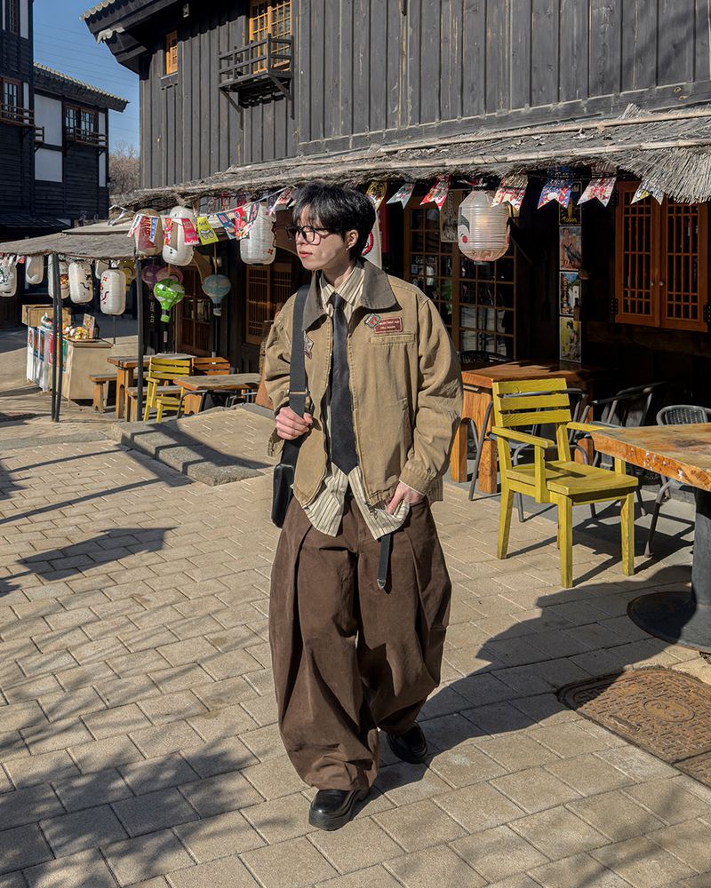 Cuff Bizo Balloon Cotton Pants