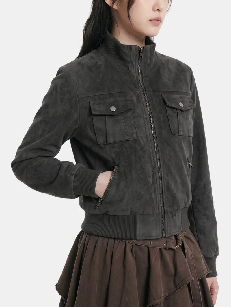 Ellie Washed Zip-Up Jumper