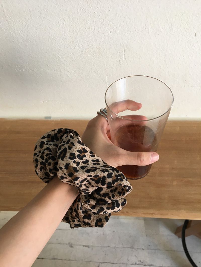 Leopard Scrunchie (2color)