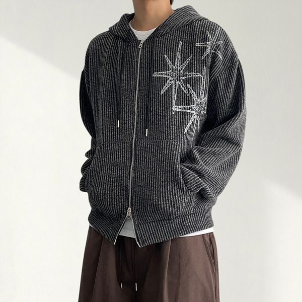 Shy Waffle Hoodie Zip-Up (3 colors)