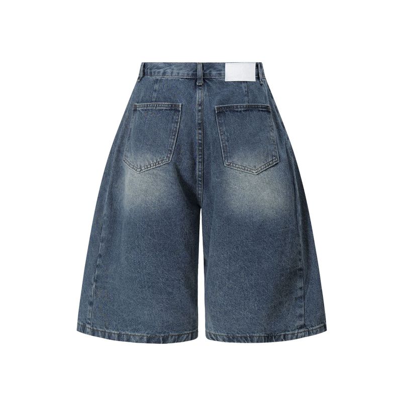 Riko Wide Burmuda Denim Pants