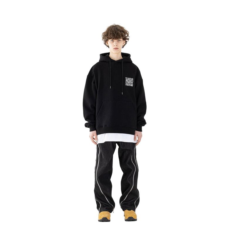 CUSHION LOGO HOODIE MSHHD001-BK
