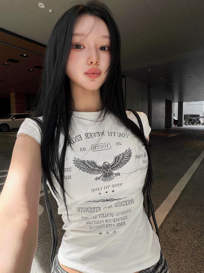 26SS★ [MADE] Vintage Western Slim Tee