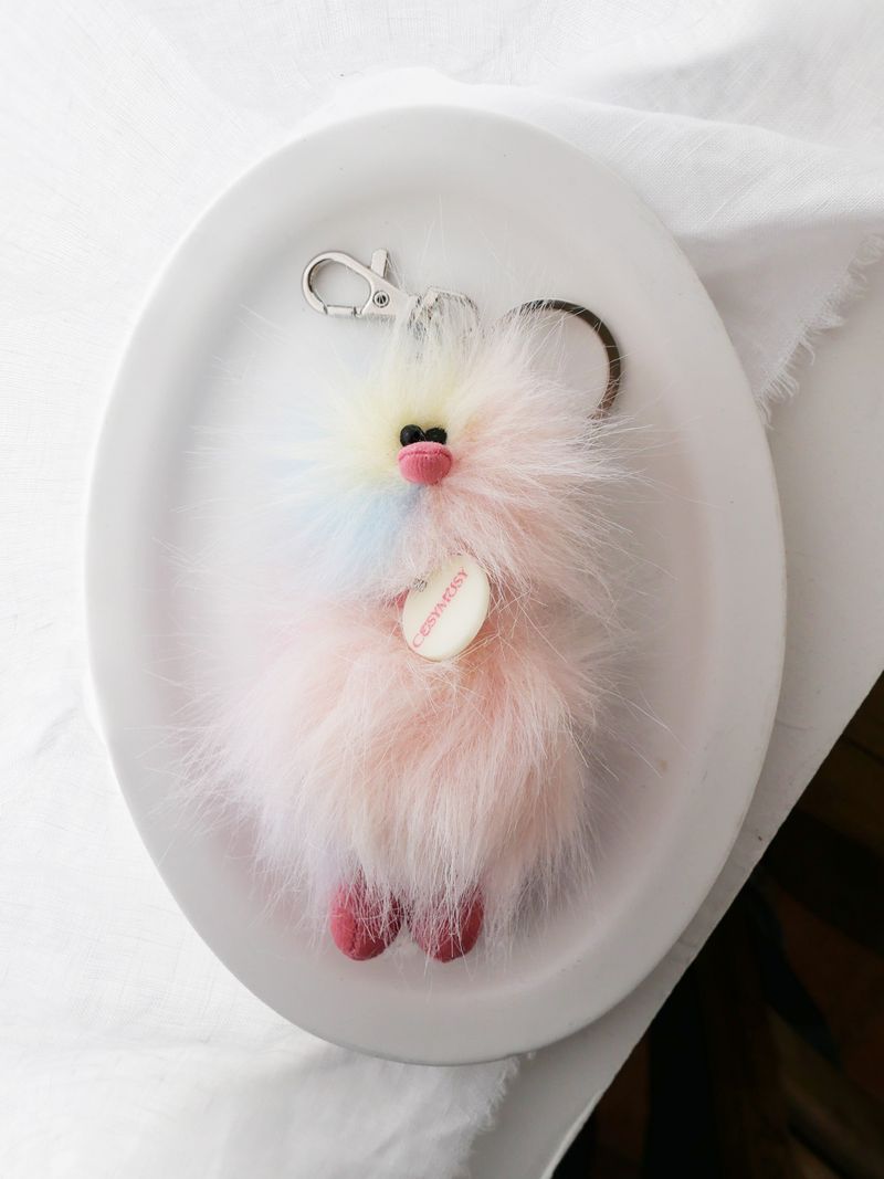 Cosymosy Mini Bird Keyring - Rainbow
