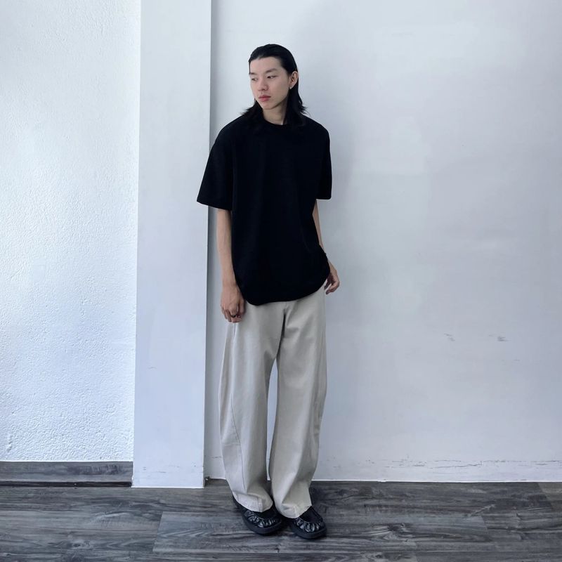 Boxy Textured Heavyweight Tee