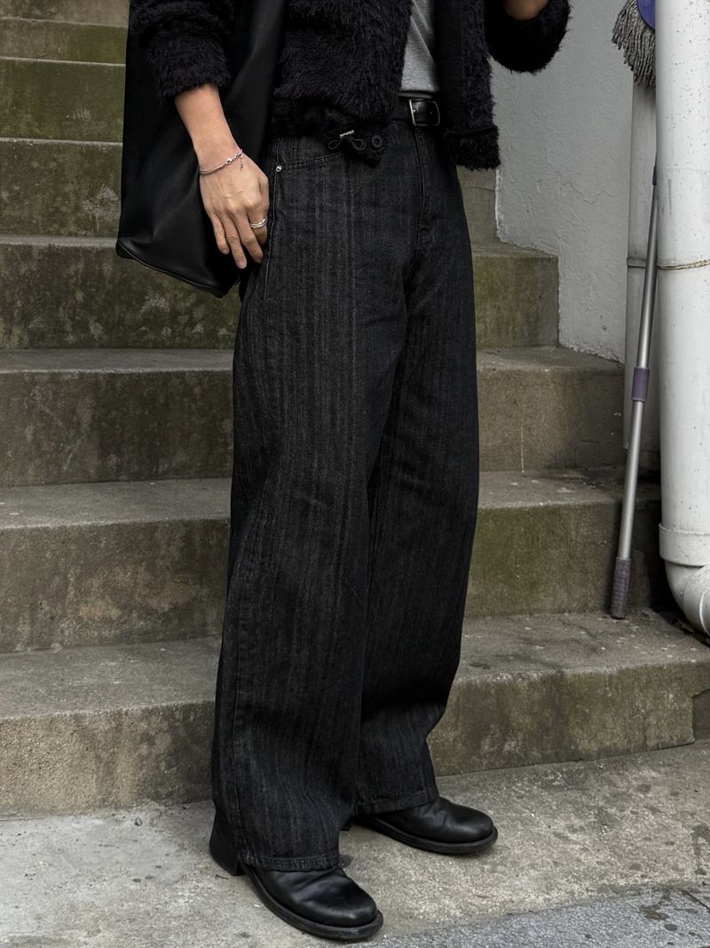 Airy texture cropped cardigan