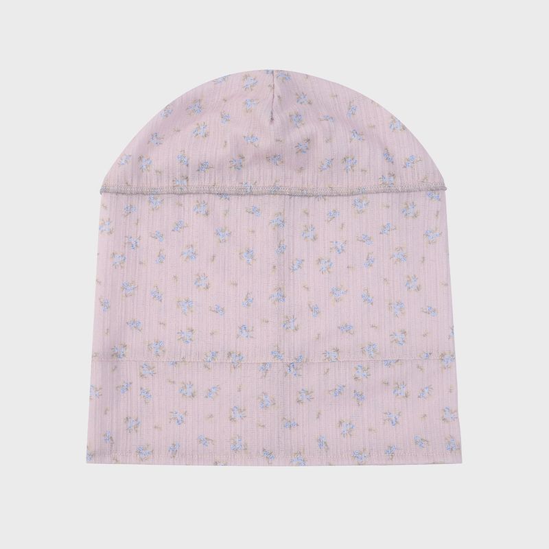 FLORAL EASY LONG BEANIE
