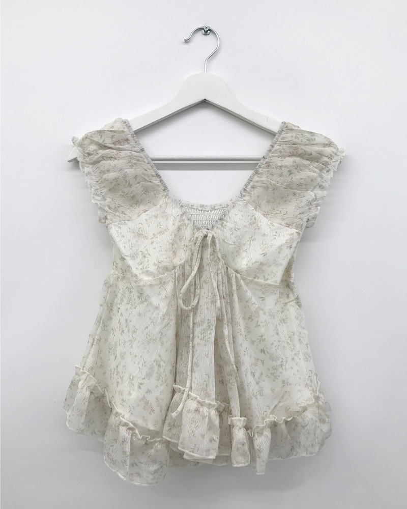 Roman Chiffon Blouse (2color)
