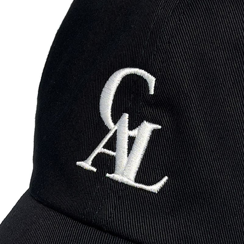Signature logo ball cap - black