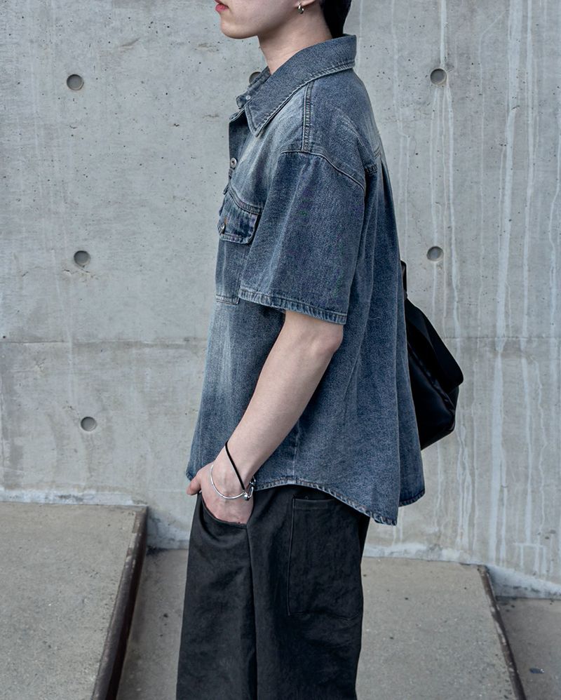 Weather Half Denim Jacket