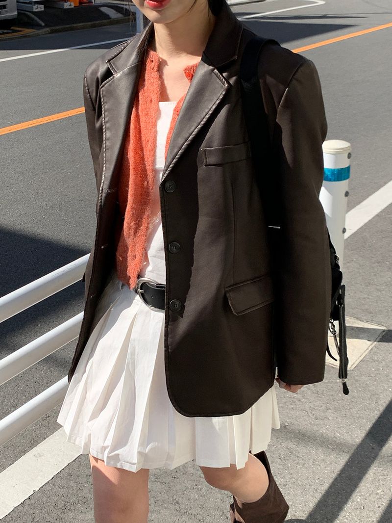 [MADE] LeToo Vintage Leather Jacket
