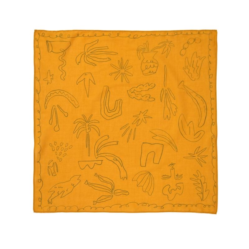 [Organic Scarf] Camino - Camel