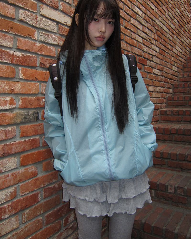 WONDER WONDER(ワンダーワンダー)の「Noken Warmer Hood Windbreaker(Jackets/Outerwear)」