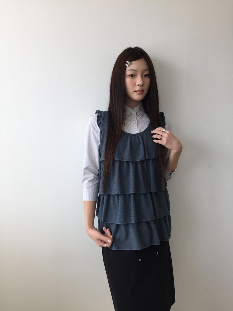 Corsica tiered sleeveless (2color)