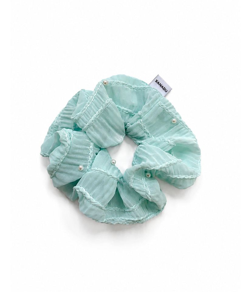 PEARL BLOOM SCRUNCHIE_MINT
