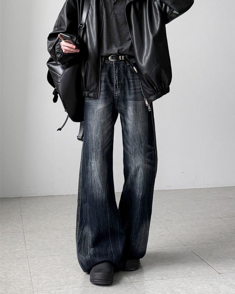 Miake Washing Flare Denim