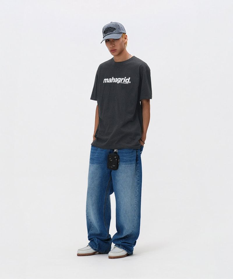 BASIC LOGO TEE CHARCOAL
