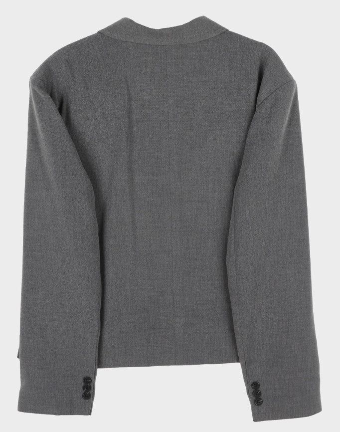 Youth Over Fit Crop Blazer (3color)