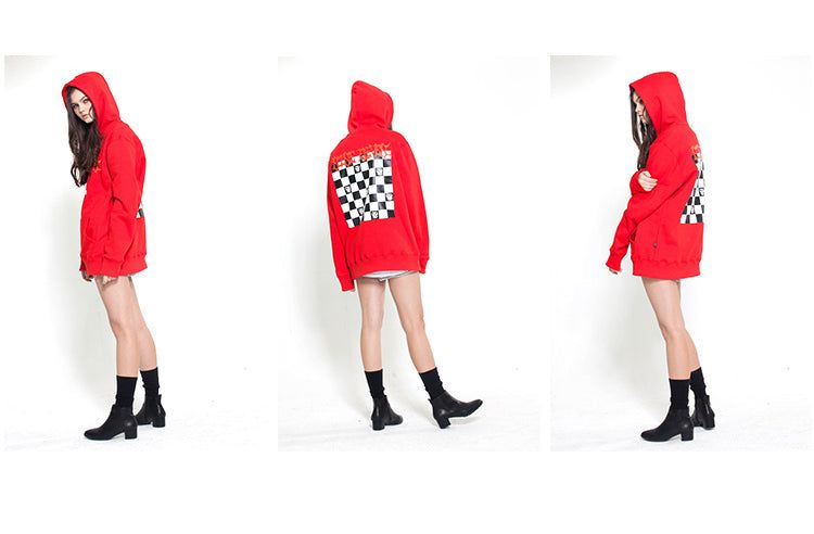 Checkboard hoodie
