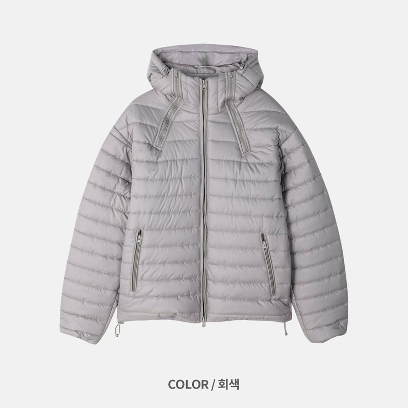 Eco Lightweight Hooded Puffer Jacket (4 Colors)