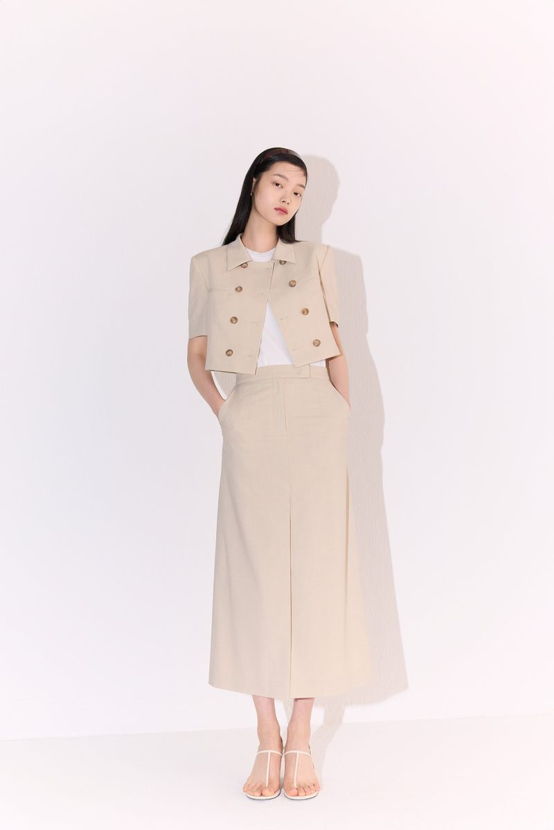 NO.27 SKIRT - BEIGE