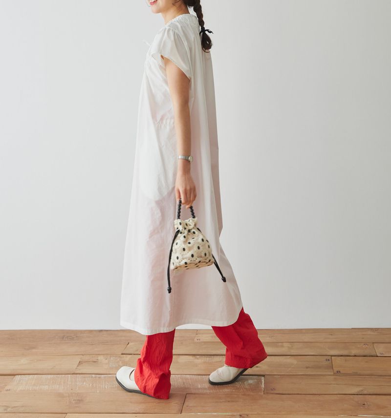 poppy bucket bag_petit_white flower