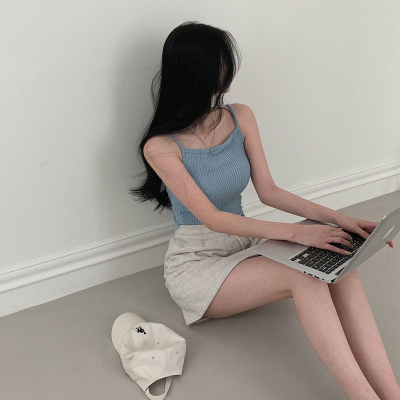 [BELLIDE MADE] CASTERA RIB KNIT CAMISOLE
