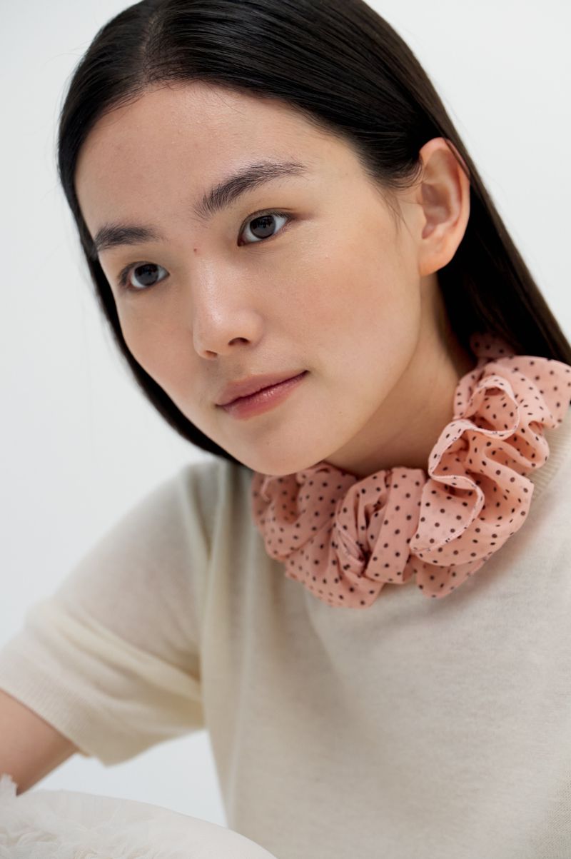 Petit Dot Nut Scarf_5colors