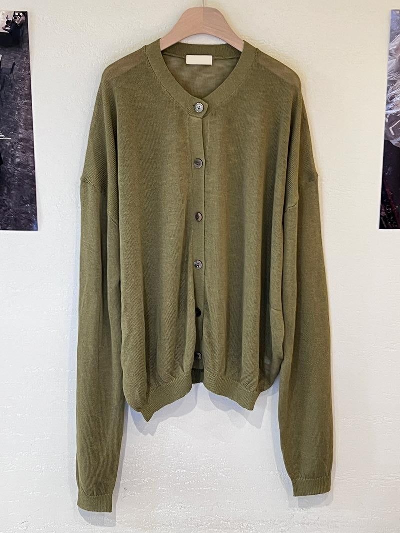 Garments See Through Round Summer Cardigan (3color)