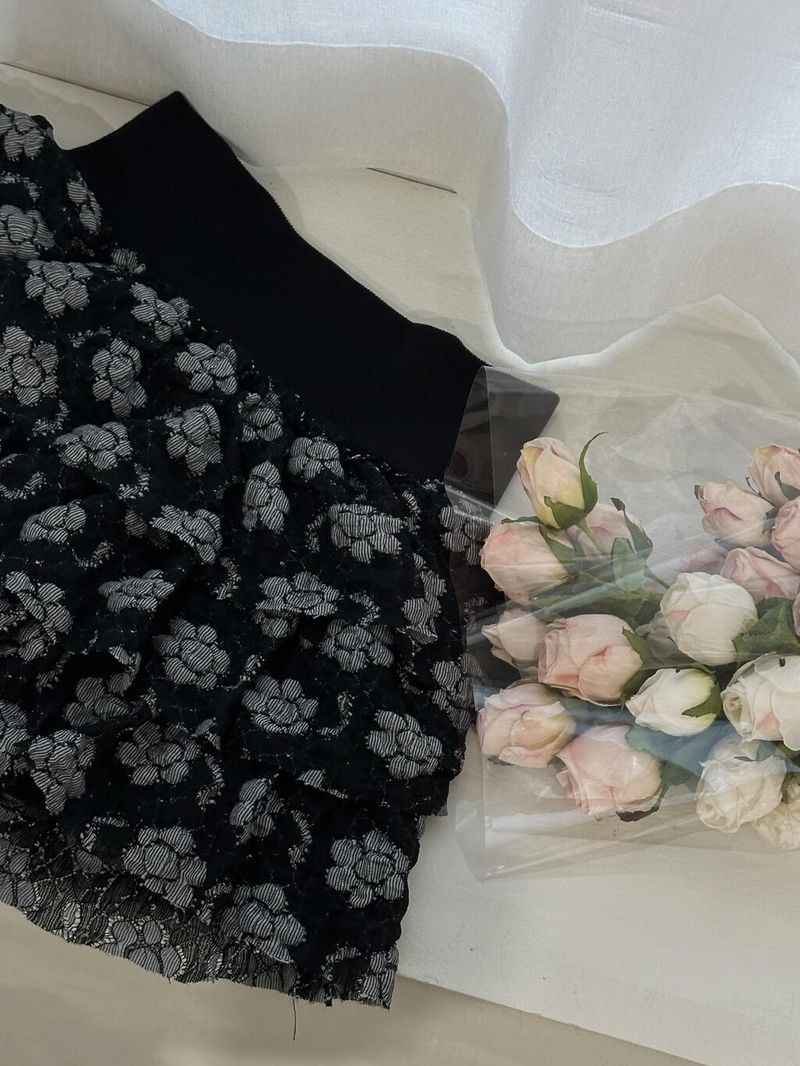Flower Frill Skirt&Pants