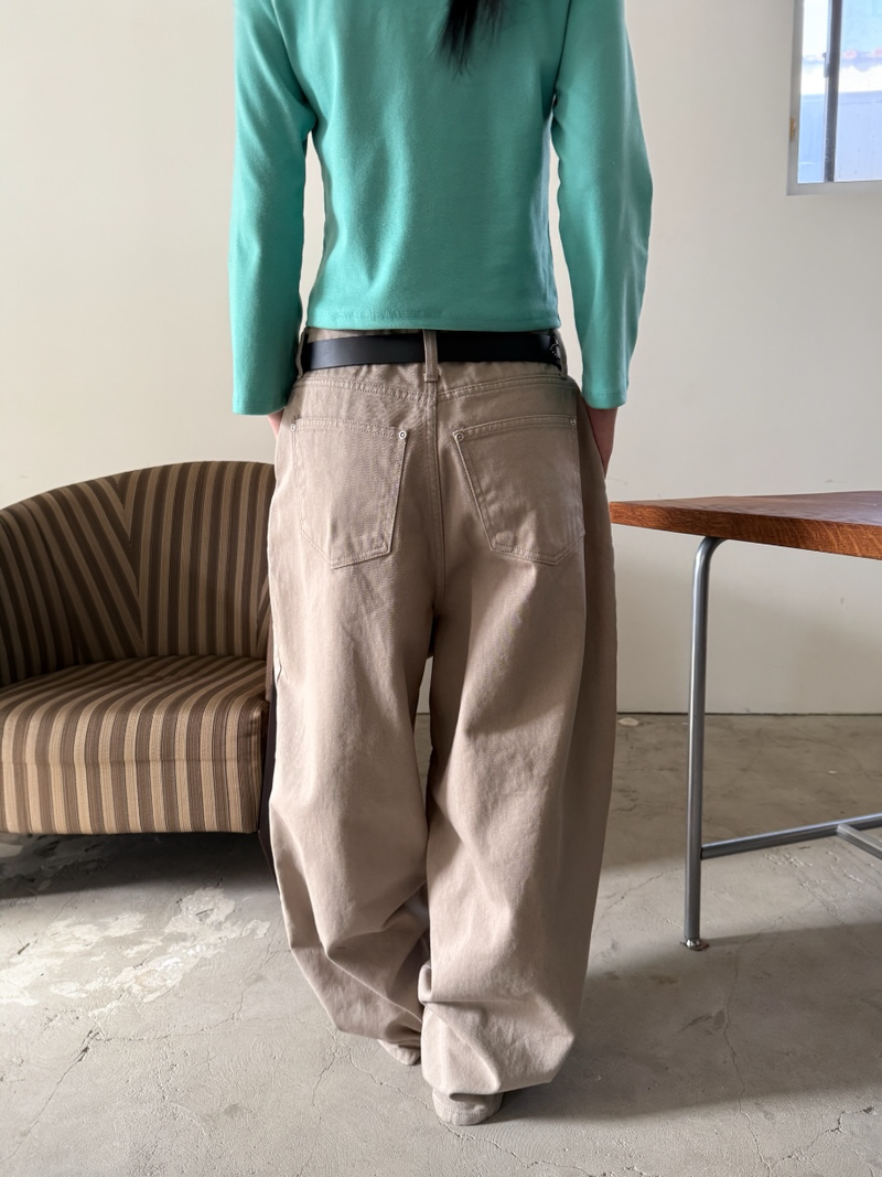 snap cover pants